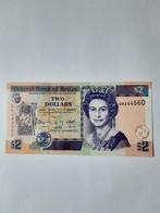 Two dollars 2011 Belize unc kk f.22.6, Ophalen of Verzenden, Midden-Amerika