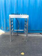 RVS Whirlpool 4 pits gasplaat + rvs regalen onderstel, Witgoed en Apparatuur, Kookplaten, Ophalen, Vrijstaand, Gas, 5 kookzones of meer