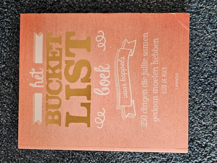 Elise De Rijck - Het Bucketlist boek voor koppels, Boeken, Mode, Zo goed als nieuw, Mode algemeen, Ophalen of Verzenden