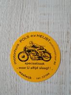 sticker motorhuis POLS e.v. HEIJST te WAALWIJK, Verzamelen, Ophalen of Verzenden, Zo goed als nieuw, Auto of Motor