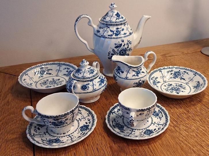 Johnson Bros Indies Koffieservies, Antiek en Kunst, Antiek | Servies compleet, Ophalen of Verzenden