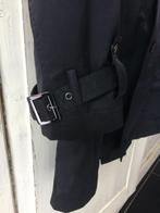 trench coat - regenjas - zwart - M - als NIEUW    , Kleding | Heren, Maat 48/50 (M), Zwart, Ophalen of Verzenden, Zo goed als nieuw