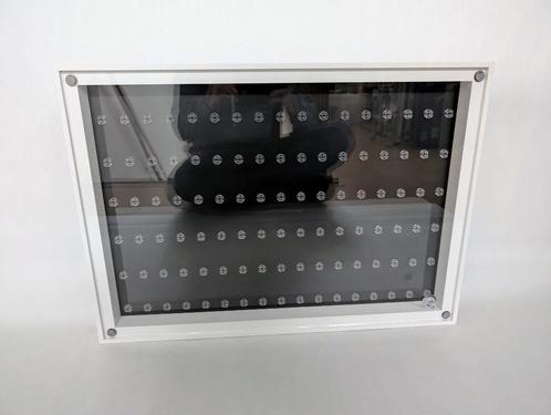 LEGO display case vitrine wit voor 102 minifiguren zgan, Kinderen en Baby's, Speelgoed | Duplo en Lego, Zo goed als nieuw, Ophalen of Verzenden