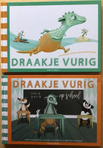 Draakje Vurig & Draakje Vurig op school - ZGAN beschikbaar voor biedingen