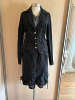 Prachtige set rok mt 38/jasje mt 42 NTS linnen zwart, Kleding | Dames, Kostuum of Pak, Zwart, Gedragen, Not The Same