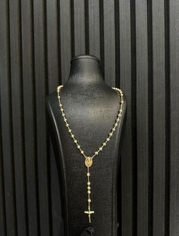 14K gouden Rozenkrans ketting beschikbaar voor biedingen