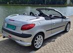 Peugeot 206CC 2.0 16V inruil en garantie mogelijk, 136 pk, Zwart, 4 cilinders, Cabriolet