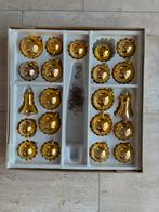 Vintage Kerstversiering goud: ballen, guirlandes, engeltjes, Diversen, Kerst, Ophalen, Zo goed als nieuw