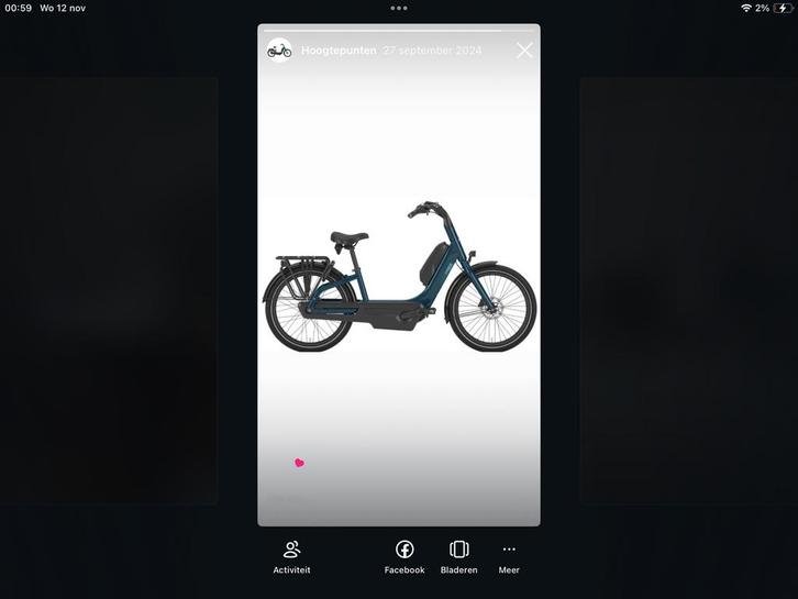 Gazelle Elektrische Fiets - Lage Instap - Incl. Accu & Verze, Fietsen en Brommers, Elektrische fietsen, Gebruikt, Gazelle, 50 km per accu of meer