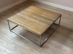 Ethnicraft Thin - eiken salontafel 80x80x30cm, Ophalen, Gebruikt, 50 tot 100 cm, 50 tot 100 cm