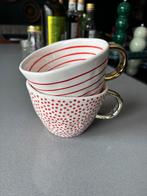 Greengate koffiekopjes, Gebruikt, Ophalen of Verzenden, Overige stijlen, Kop(pen) en/of Schotel(s)
