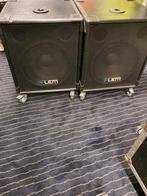 Lem bassen 15 inch speakon 4 aangesloten, Muziek en Instrumenten, P.A., Ophalen of Verzenden, Zo goed als nieuw, Minder dan 500 watt