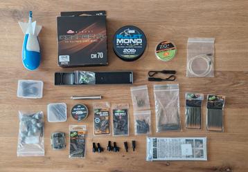 Karper spullen (nylon, haken, lijnclip, spod etc)  beschikbaar voor biedingen