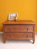 Vintage tv kastje met een lade en een klep, tv meubel, Ophalen, Gebruikt, Vintage, Nvt