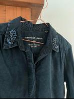 Sandwich denim spijker jeans blouse M 38, Ophalen of Verzenden, Zo goed als nieuw, Maat 38/40 (M), Blauw