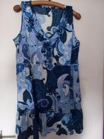 jurk blauw met motief korte mouw maat XL, Blauw, Maat 46/48 (XL) of groter, Nieuw, Ophalen of Verzenden
