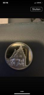 Gemeente Waalwijk Herdenkings munt zilver, Postzegels en Munten, Munten | Nederland, Ophalen of Verzenden, Koningin Beatrix, Zilver