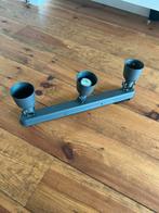 IKEA Hektar Spot - 3 Lampen - Antraciet, Ophalen of Verzenden, Metaal of Aluminium, Plafondspot of Wandspot, Led