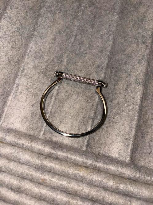 Swarovski Zilveren Cuff Armband, Sieraden, Tassen en Uiterlijk, Armbanden, Nieuw, Zilver, Met kristal, Ophalen