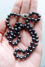 Antraciet parelsnoer, Sieraden, Tassen en Uiterlijk, Antieke sieraden, Ophalen of Verzenden, Overige materialen, Ketting