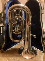 Tuba - Johnson gravure - Verzilverd, Ophalen, Gebruikt, Met koffer of draagtas