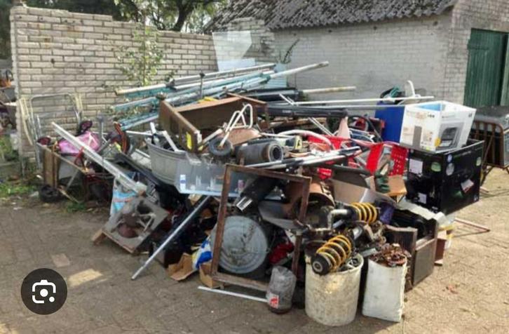 Oud ijzer & Metalen gratis opgehaald, Doe-het-zelf en Verbouw, Metalen, Zo goed als nieuw, Ophalen