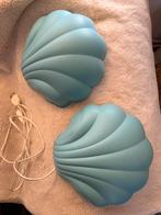Vintage Ikea Schelpenlamp Babyblauw, Ophalen of Verzenden, Gebruikt, Kunststof