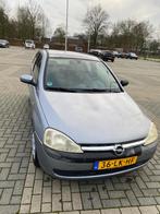 Opel Corsa 1.2 16V 3D 2003 Grijs, Auto's, Voorwielaandrijving, 450 kg, 74 pk, 31 €/maand