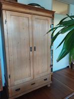 Grote Houten Kast met Onderlade - 105x55x185cm, Huis en Inrichting, Kasten | Kledingkasten, Ophalen, Gebruikt, 100 tot 150 cm