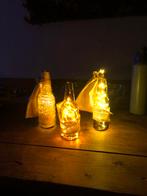 30 Decoratief verlichte flesjes, Ophalen, Zo goed als nieuw, Netvoeding, Minder dan 50 watt