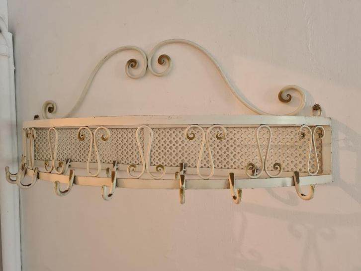 Kapstok Frans borcante, Huis en Inrichting, Woonaccessoires | Kapstokken, Gebruikt, Wandkapstok, Minder dan 100 cm, Metaal, Ophalen