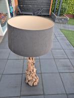 Mooie Magohout Boomstam Lamp, Huis en Inrichting, Lampen | Vloerlampen, Ophalen, Hout, Natuurlijk, Zo goed als nieuw