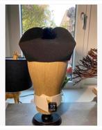 Zwarte Kapelaans Hoed met flos, Ophalen of Verzenden