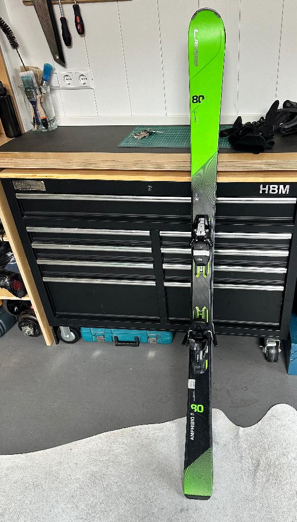 Elan Amphibio 80 ski's, 160 tot 180 cm, Gebruikt, Carve, Skiën