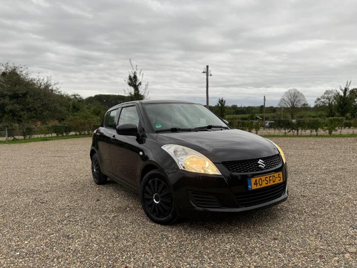 Suzuki Swift 1.2 5-D 2011 Zwart, Auto's, Suzuki, Particulier, Swift, ABS, Airbags, Airconditioning, Centrale vergrendeling, Elektrische buitenspiegels