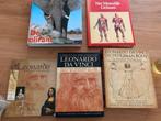 Diverse boeken over dieren, menselijk lichaam en Leonardo Da, Boeken, Encyclopedieën, Ophalen of Verzenden, Zo goed als nieuw