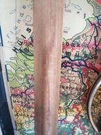 1 ANTIEKE HOUTEN SKI ROND 1930 MOOIE GELEEFDE STAAT 190 CM., Ophalen