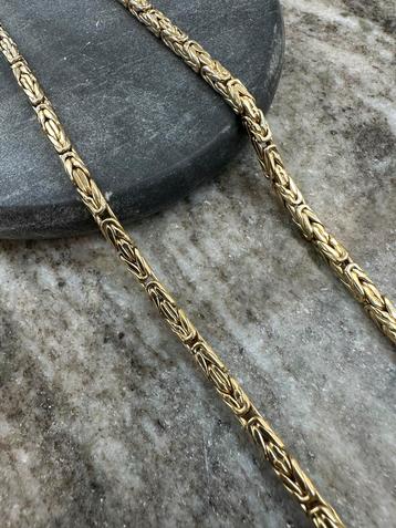 14k Gouden Koningsketting beschikbaar voor biedingen