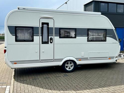 Hobby 460 DL enkele bedden, super compleet, Caravans en Kamperen, Caravans, Particulier, tot en met 4, 1000 - 1250 kg, Standaardzit