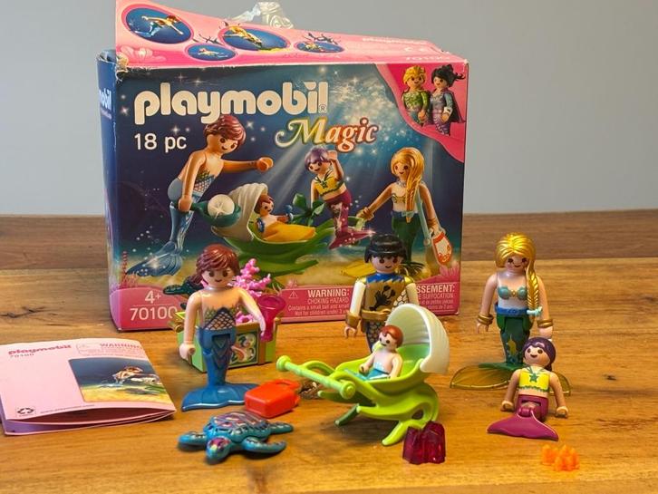 Playmobil zeemeerminnen 70100, Kinderen en Baby's, Speelgoed | Playmobil, Gebruikt, Complete set, Ophalen of Verzenden