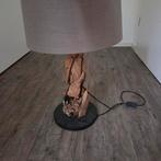 Unieke Houten Lamp - Sfeervolle Verlichting, Antiek en Kunst, Antiek | Lampen, Ophalen