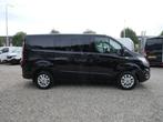 Ford Transit Custom 2.0 TDCI 170PK, L1, Limited, Dubbel Cabi, Voorwielaandrijving, Stof, 2500 kg, Zwart