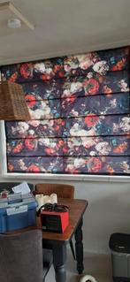 Mooie vouwgordijnen met bloemenprint, Huis en Inrichting, Stoffering | Gordijnen en Lamellen, Ophalen, Groen, Bloemen, Zo goed als nieuw