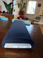Navy Blauwe Katoenen Stof - 17,50 per meter, Ophalen of Verzenden, Nieuw, Blauw, Katoen
