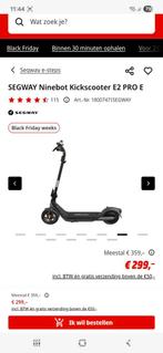 Segway Ninebot E2 - Elektrische Step, Fietsen en Brommers, Steps, Ophalen, Gebruikt, Elektrische step (E-scooter), Segway