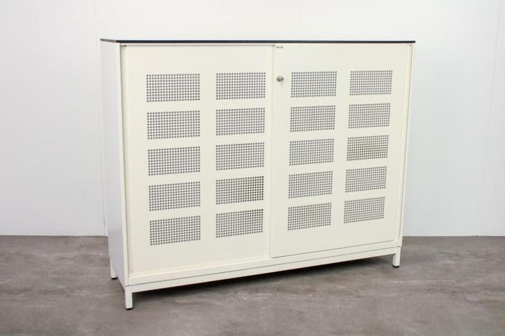 Akoestische | Schuifdeurkast | Ahrend | Kantoorkast, Huis en Inrichting, Kasten | Roldeurkasten en Archiefkasten, Gebruikt, 100 tot 150 cm