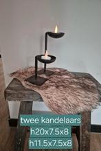 Kandelaar kleed stoer en sober, Huis en Inrichting, Woonaccessoires | Overige, Ophalen of Verzenden, Zo goed als nieuw