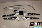 Geborstelde aluminium inleg portieren dashboard Audi S8 4H, Gebruikt