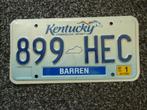 Kentekenplaat licenseplate Kentucky Unbridled Spirit USA, Verzenden, Gebruikt, Auto's