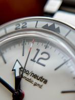 echo/neutra Cortina 1956 GMT horloge, wit, Overige merken, Staal, Gebruikt, Staal